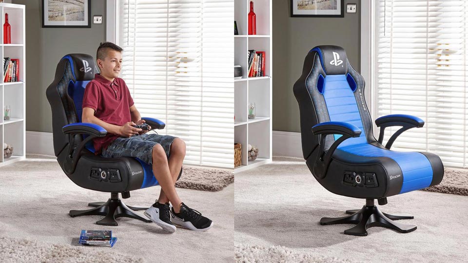 دیزاین و طراحی صندلی گیمینگ کنسولی ایکس راکر مدل Sony PlayStation Legend Chair 2.1