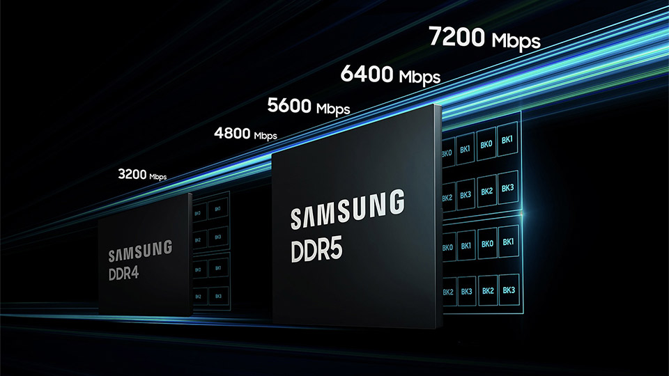 فروش رم دسکتاپ DDR5 سامسونگ 4800MHz مدل Samsung NON-ECC OEM ظرفیت 16 گیگابایت