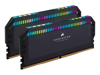 فروش آنلاین رم دسکتاپ DDR5 کورسیر 6000MT/s مدل Corsair DOMINATOR PLATINUM RGB Black ظرفیت 2×32 گیگابایت با گارانتی m.i.t group
