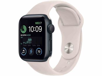 خرید بدون واسطه ساعت هوشمند اپل مدل Apple Watch SE 2022 40mm با بند سیلیکونی با گارانتی m.i.t group