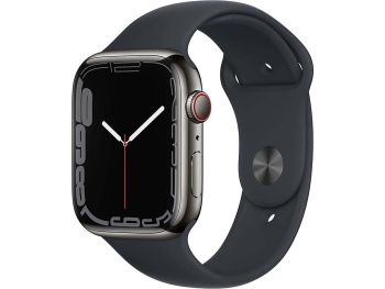 خرید بدون واسطه ساعت هوشمند اپل مدل Apple Watch Series 7 45mm با بند سیلیکونی با گارانتی m.i.t group