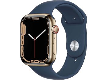 قیمت خرید ساعت هوشمند اپل مدل Apple Watch Series 7 45mm با بند سیلیکونی با گارانتی گروه ام آی تی