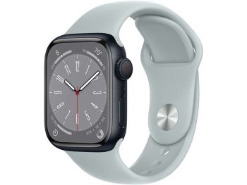 خرید بدون واسطه ساعت هوشمند اپل مدل Apple Watch Series 8 41mm با بند سیلیکونی با گارانتی گروه ام آی تی