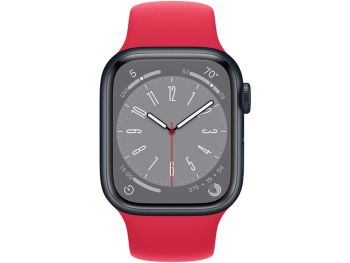 بررسی و آنباکس ساعت هوشمند اپل مدل Apple Watch Series 8 45mm با بند سیلیکونی با گارانتی گروه ام آی تی