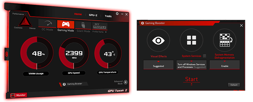 سایر امکانات و ویژگی‌های کارت گرافیک ایسوس مدل Asus TUF Gaming GeForce GTX 1650 OC Edition 4GB GDDR6
