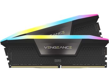 خرید رم دسکتاپ DDR5 کورسیر 5200MHz مدل CORSAIR VENGEANCE RGB Black ظرفیت 2×24 گیگابایت