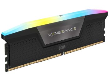 فروش رم دسکتاپ DDR5 کورسیر 5200MHz مدل CORSAIR VENGEANCE RGB Black ظرفیت 2×24 گیگابایت