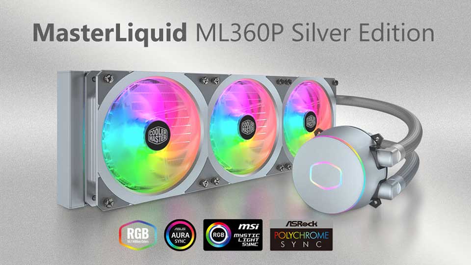 بهترین قیمت خرید Cooler Master MASTERLIQUID ML360P SILVER EDITION ARGB از M.IT