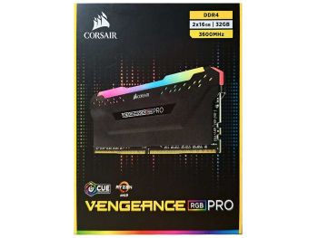 خرید رم دسکتاپ DDR4 کورسیر 3600MHz مدل Corsair VENGEANCE RGB PRO ظرفیت 16×2 گیگابایت با گارانتی m.i.t group