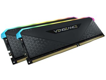 خرید آنلاین رم دسکتاپ DDR4 کورسیر 3200MHz مدل CORSAIR VENGEANCE RGB RS ظرفیت 2×16 گیگابایت با گارانتی گروه ام آی تی