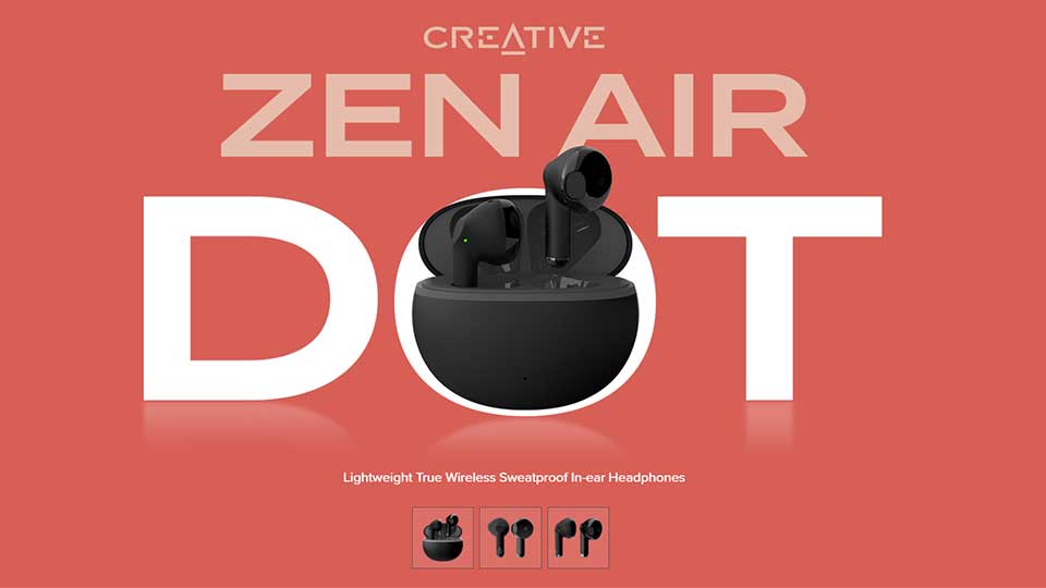 بررسی هندزفری بی سیم کریتیو مدل Creative Zen Air Dot
