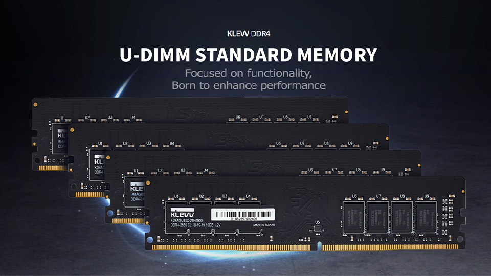 فروش رم دسکتاپ DDR4 کلو 2666MHz مدل KLEVV KD4AGU881-26N190A ظرفیت 16 گیگابایت