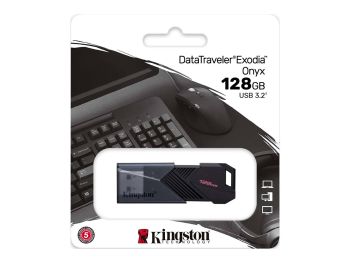 خرید فلش مموری کینگستون 128 گیگابایت مدل DataTraveler Exodia Onyx USB 3.2 از فروشگاه شاپ ام آی تی 