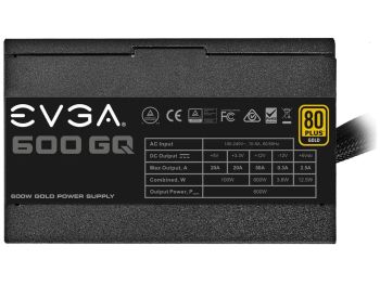 قیمت خرید پاور کامپیوتر 600 وات ای وی جی ای مدل EVGA 600GQ 80+ GOLD