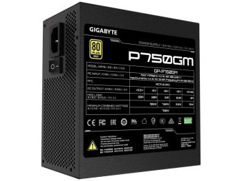 قیمت خرید پاور کامپیوتر 750 وات گیگابایت مدل GIGABYTE GP-P750GM 80+ GOLD