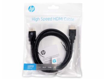 قیمت خرید کابل HDMI به HDMI اچ پی مدل HP BLK HP001GBBLK1.5TW Polybag طول 1.5 متر با گارانتی m.i.t group