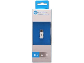 خرید اینترنتی تبدیل OTG USB Type C به Micro USB اچ پی مدل HP HP036GBWHT0TW با گارانتی گروه ام آی تی