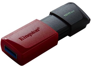 خرید آنلاین فلش مموری USB 3.2 کینگستون مدل Kingston Datatraveler Exodia M ظرفیت 128 گیگابایت با گارانتی گروه ام آی تی