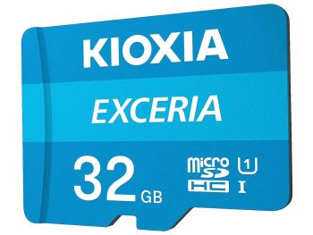 خرید آنلاین کارت حافظه MicroSD کیوکسیا مدل Kioxia EXCERIA SDHC UHS-I U1 ظرفیت 32 گیگابایت با گارانتی گروه ام آی تی
