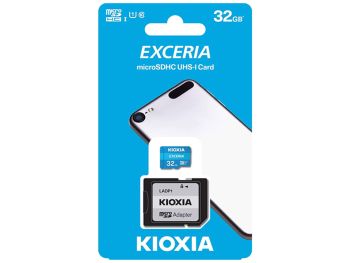 فروش کارت حافظه MicroSD کیوکسیا مدل Kioxia EXCERIA SDHC UHS-I U1 ظرفیت 32 گیگابایت از فروشگاه شاپ ام آی تی 