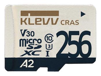 خرید آنلاین کارت حافظه MicroSDXC کلو مدل KLEVV CRAS UHS-I U3 ظرفیت 256 گیگابایت با گارانتی گروه ام آی تی