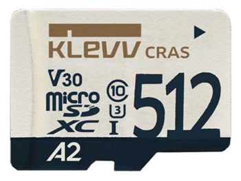 خرید آنلاین کارت حافظه MicroSDXC کلو مدل KLEVV CRAS UHS-I U3 ظرفیت 512 گیگابایت با گارانتی گروه ام آی تی