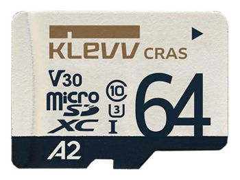 خرید آنلاین کارت حافظه MicroSDXC کلو مدل KLEVV CRAS UHS-I U3 ظرفیت 64 گیگابایت با گارانتی گروه ام آی تی