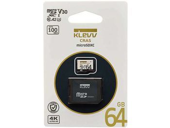 فروش کارت حافظه MicroSDXC کلو مدل KLEVV CRAS UHS-I U3 ظرفیت 64 گیگابایت از فروشگاه شاپ ام آی تی 