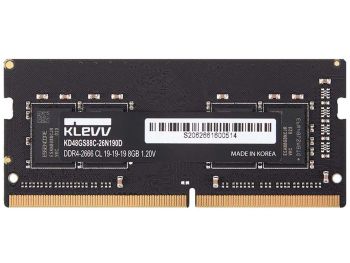 خرید آنلاین رم لپ تاپ DDR4 کلو 2666MHz مدل KLEVV KD48GS880-26N190A ظرفیت 8 گیگابایت با گارانتی گروه ام آی تی