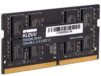 فروش آنلاین رم لپ تاپ DDR4 کلو 2666MHz مدل KLEVV KD4AGS881-26N190A ظرفیت 16 گیگابایت با گارانتی گروه ام آی تی