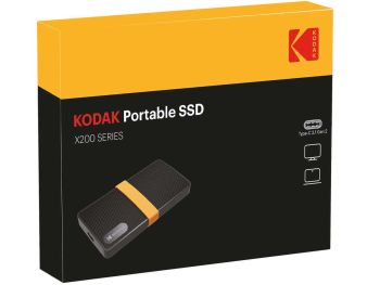 فروش اینترنتی اس اس دی اکسترنال کداک مدل Kodak X200 ظرفیت 128 گیگابایت با گارانتی m.it group