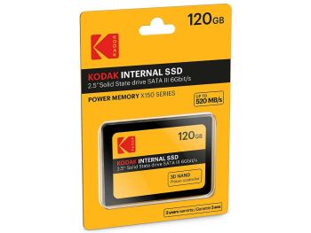 خرید بدون واسطه اس اس دی اینترنال کداک مدل Kodak X150 ظرفیت 120 گیگابایت با گارانتی m.it group
