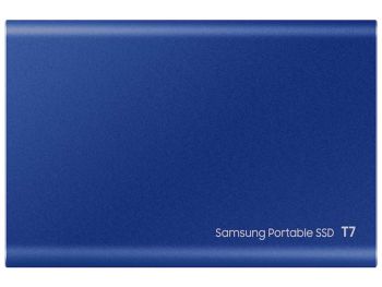 اس اس دی اکسترنال سامسونگ مدل Samsung T7 آبی ظرفیت 500 گیگابایت