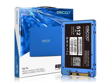 خرید اینترنتی  اس اس دی اینترنال اسکو مدل OSCOO Blue 2.5 inch ظرفیت 512 گیگابایت با گارانتی گروه ام آی تی