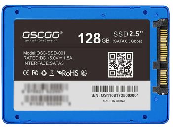 خرید آنلاین اس اس دی اینترنال اسکو مدل OSCOO SSD-001 Blue ظرفیت 128 گیگابایت با گارانتی گروه ام آی تی