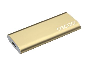 خرید بدون واسطه اس اس دی اکسترنال اسکو مدل OSCOO MD003 طلایی ظرفیت 256 گیگابایت با گارانتی m.it group
