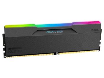 فروش آنلاین رم دسکتاپ DDR5 کلو 7200MHz مدل Klevv Cras v RGB ظرفیت 2×16 گیگابایت با گارانتی گروه ام آی تی