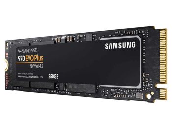 خرید آنلاین اس اس دی اینترنال M.2 NVMe سامسونگ مدل Samsung 970 EVO PLUS ظرفیت 250 گیگابایت با گارانتی گروه ام آی تی