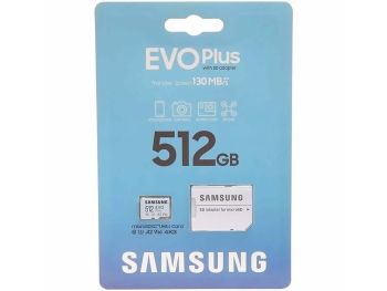 خرید آنلاین کارت حافظه MicroSDXC سامسونگ مدل Samsung EVO Plus UHS-I U3 V30 A2 ظرفیت 512 گیگابایت از فروشگاه شاپ ام آی تی 
