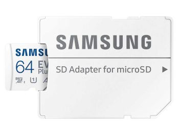 نقد و بررسی کارت حافظه MicroSDXC سامسونگ مدل Samsung EVO Plus UHS-I U1 A1 V10 ظرفیت 64 گیگابایت با گارانتی m.i.t group