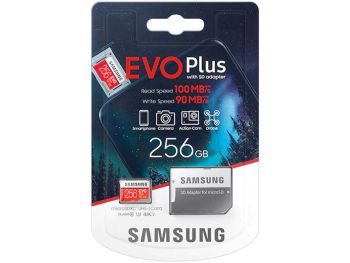 فروش کارت حافظه MicroSDXC سامسونگ مدل Samsung Evo Plus UHS-I U3 ظرفیت 256 گیگابایت با گارانتی m.i.t group