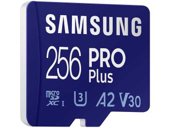 خرید آنلاین کارت حافظه MicroSDXC سامسونگ مدل Samsung PRO Plus UHS-I U3 A2 V30 ظرفیت 256 گیگابایت با گارانتی m.i.t group