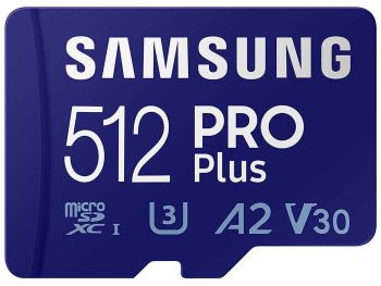 فروش آنلاین کارت حافظه MicroSDXC سامسونگ مدل Samsung PRO Plus UHS-I U3 A2 V30 ظرفیت 512 گیگابایت با گارانتی گروه ام آی تی