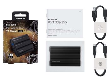 فروش اینترنتی اس اس دی اکسترنال USB 3.2 سامسونگ مدل Samsung T7 Shield ظرفیت 4 ترابایت  با گارانتی m.i.t group