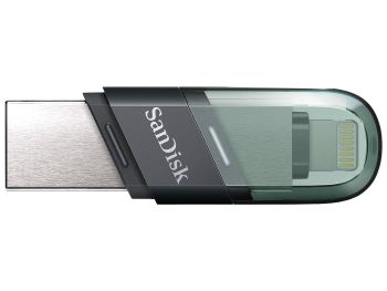 خرید اینترنتی فلش مموری سن دیسک 32 گیگابایت مدل iXpand Flip USB-A, Lightning از فروشگاه شاپ ام آی تی
