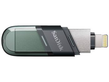 فروش اینترنتی فلش مموری سن دیسک 32 گیگابایت مدل iXpand Flip USB-A, Lightning با گارانتی m.i.t group