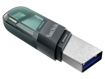 نقد و بررسی فلش مموری سن دیسک 32 گیگابایت مدل iXpand Flip USB-A, Lightning با گارانتی m.i.t group