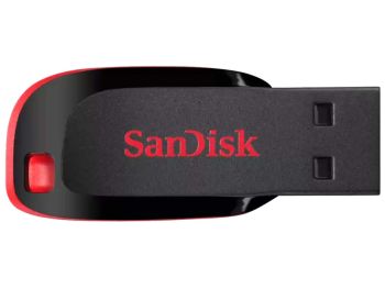 خرید آنلاین فلش مموری USB 2.0 سن دیسک مدل SanDisk Cruzer Blade ظرفیت 32 گیگابایت با گارانتی گروه ام آی تی