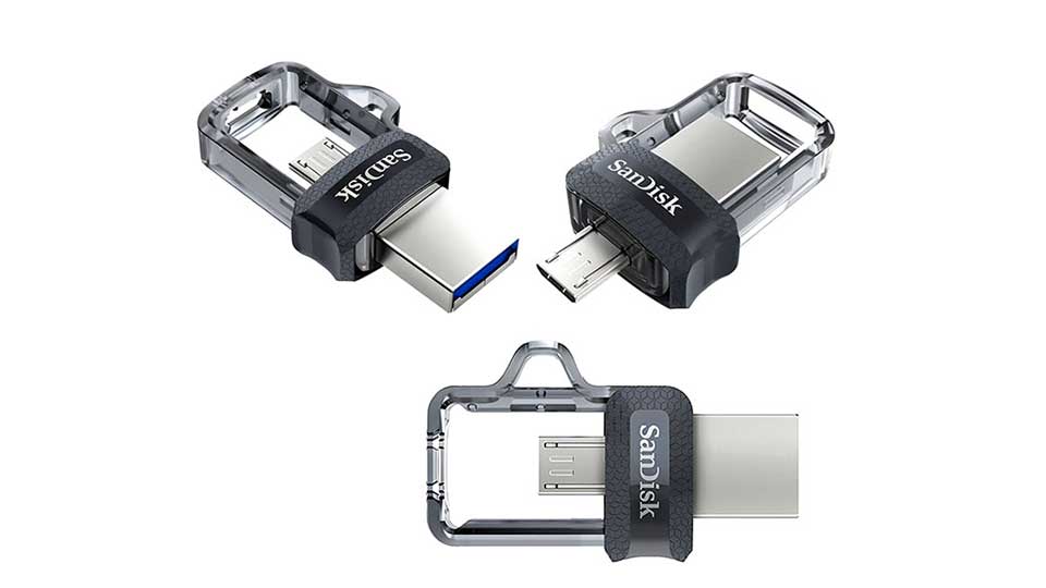 اتصالات، پورت‌ها و درگاه‌های ارتباطی فلش مموری USB 3.0 سن دیسک مدل SanDisk Ultra Dual Drive ظرفیت 64 گیگابایت