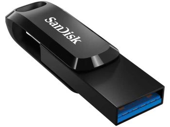خرید آنلاین فلش مموری USB Type-C سن دیسک مدل SanDisk Ultra Dual Drive Go ظرفیت 128 گیگابایت با گارانتی گروه ام آی تی